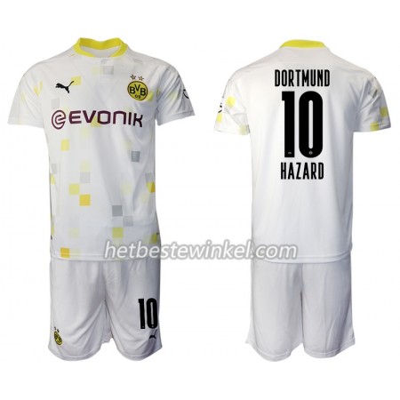 Borussia Dortmund Thorgan Hazard 10 Voetbaltenues Kind Third 2020/21 - SS (+ Korte broeken)